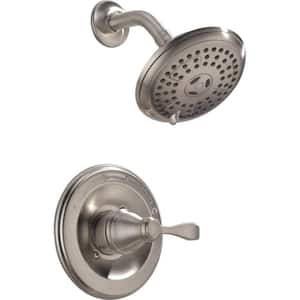 Porter Rough-in Valve Included Single-Handle 3-Spray Shower Faucet 1.75 GPM in Brushed Nickel