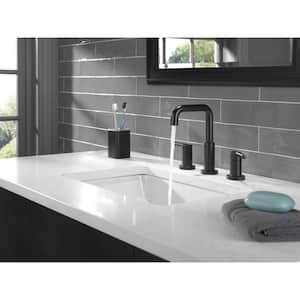 Nicoli 8 in. Widespread 2-Handle Bathroom Faucet in Matte Black