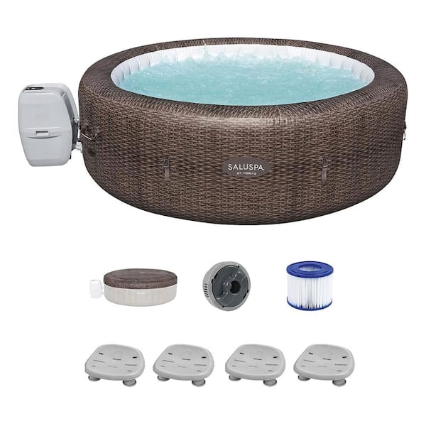 Bestway St Moritz 7-Person Hot Tub + Underwater Non Slip Pool