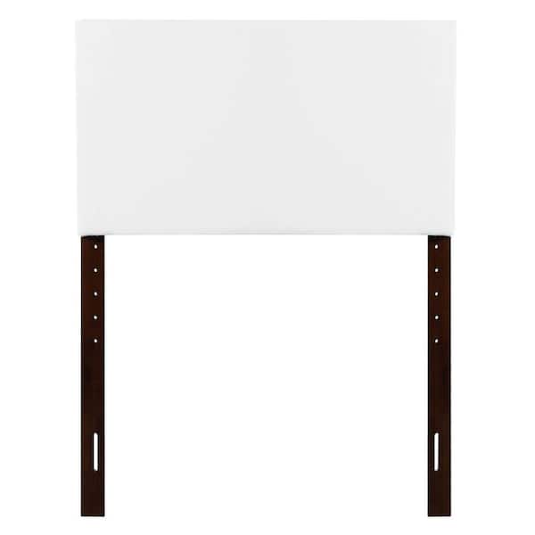 AndMakers Nova White Twin Adjustable Headboard