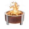 Breeo X Series 42 Smokeless Fire Pit In Corten Steel BR-XL42PP-LD - The ...