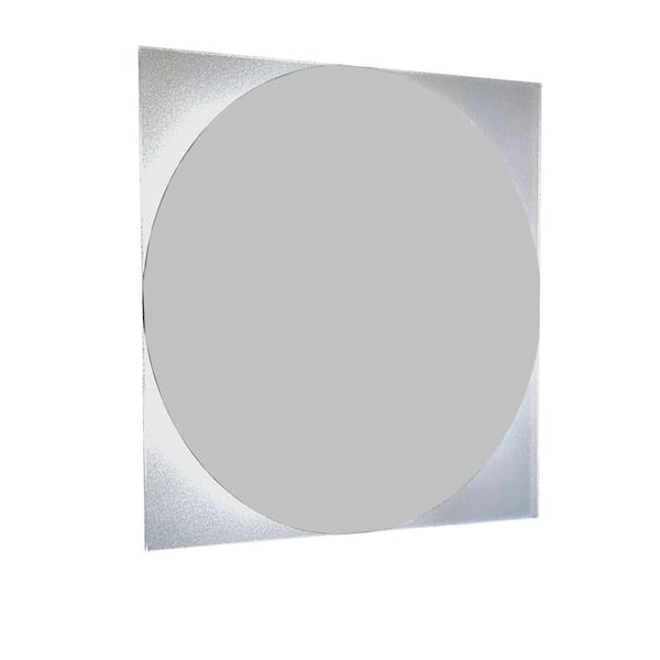 23.6 in. W x 23.6 in. H Round Framless Mirror Wall Mirror Bathroom Vanity Mirror