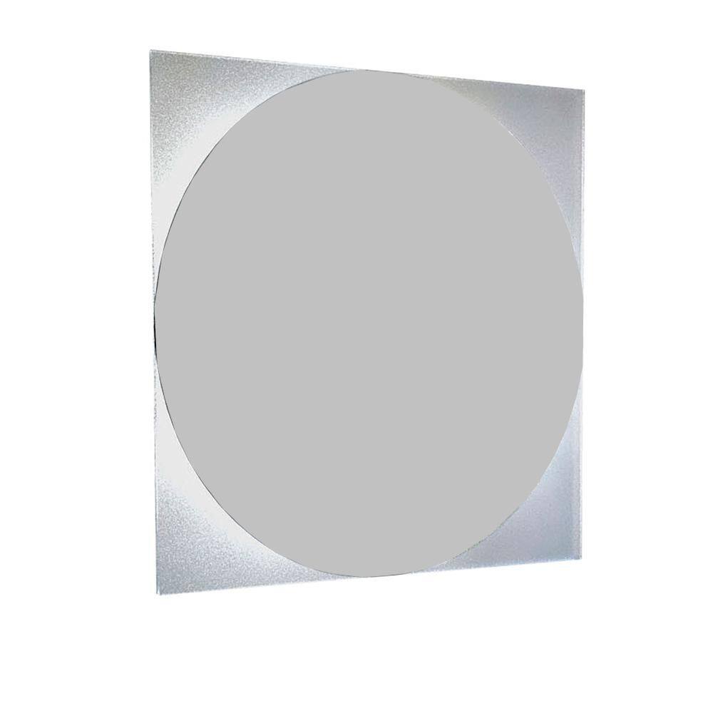 23.6 in. W x 23.6 in. H Round Framless Mirror Wall Mirror Bathroom Vanity M