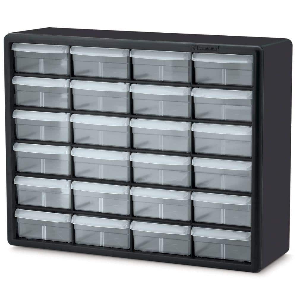 UPC 032903101638 product image for 24-Compartment Drawer Small Parts Organizer Hardware Storage, 20 in. W x 6 3/8 i | upcitemdb.com