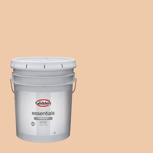 Glidden Essentials 5 gal. PPG1202-4 Caramel Ice Eggshell Interior Paint