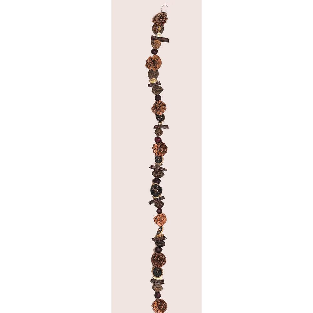 UPC 608646101213 product image for 5.75 ft. Natural Nuts Garland | upcitemdb.com