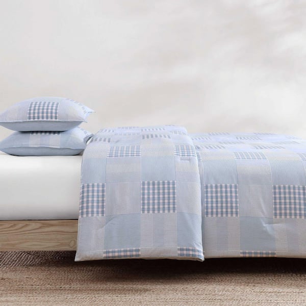 Tommy Hilfiger Hamptons Patchwork 3-Piece White/Blue Feather