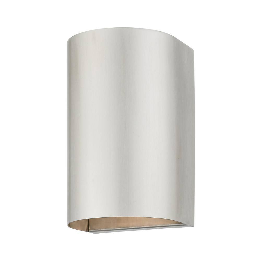 Brushed Nickel Dimmable Direct Wired Electric Sconce
