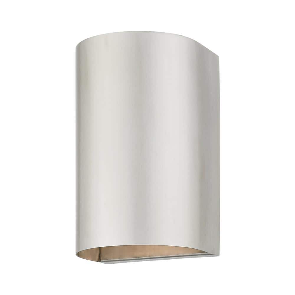Brushed Nickel Dimmable Direct Wired Electric Sconce