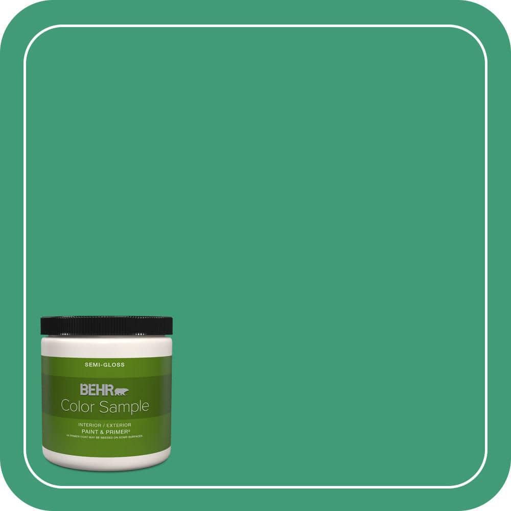 BEHR PREMIUM PLUS 8 oz. #MQ6-42 Dancing Jewel Semi-Gloss Interior ...