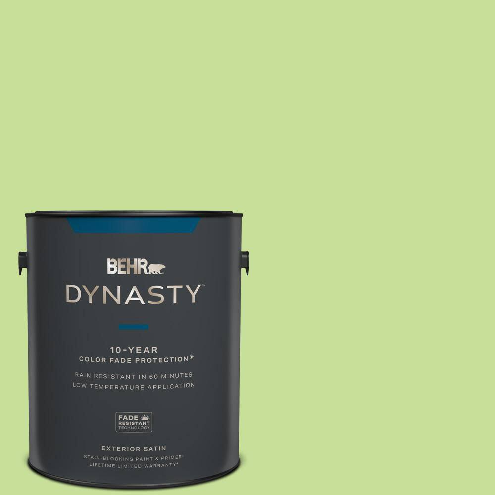 BEHR DYNASTY 1 gal. 420A3 Key Lime Satin Exterior StainBlocking