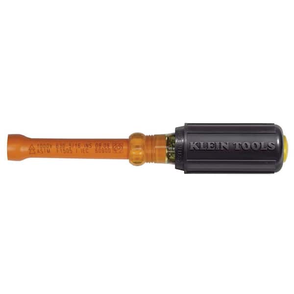 Klein Tools 5/16 in. Insulated Cushion-Grip, Hollow-Shaft Nut Drivers-DISCONTINUED