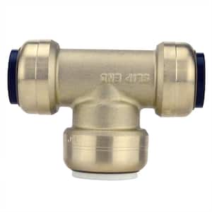 3/4 in. CTS x 3/4 in. CTS x 3/4 in. IPS Brass Push-To-Connect Slip Tee