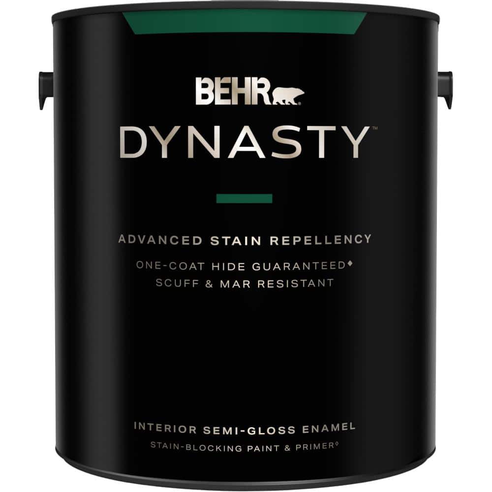 1 gal. Medium Base Semi-Gloss Enamel Interior Stain-Blocking Paint and Prim