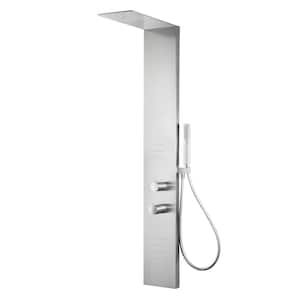 ANZZI Collines Series 55 in. 2-Jetted Shower Tower with
