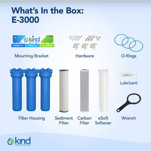 Kind Water Systems Whole House Salt-Free Water Softener and Filter Combo
