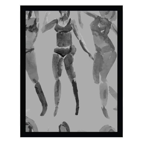 VENICE BEACH Collections Uniquely for Everyone Watercolor Beauty, All Woman-Framed Print by Unknown Abstract Poster Art Print 18 in. x 14 in.