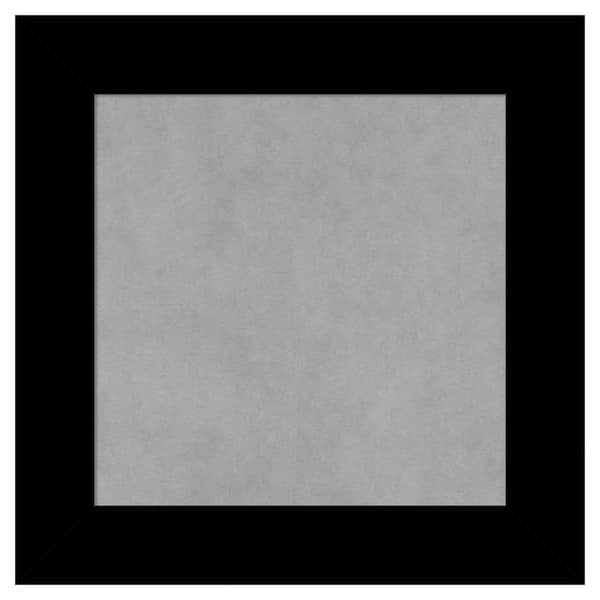 Amanti Art Basic Black 21 in. x 21 in. Framed Magnetic Board