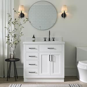 Hepburn 36 in. W x 21.5 in. D x 34.5 in. H Bath Vanity Cabinet without Top in White