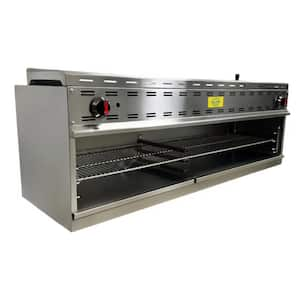 60 ins Commercial NSF Gas Cheese Melter Broiler ECD60 50,000 BTU in Stainless Steel