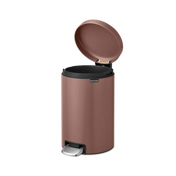 Brabantia NewIcon 3.2 Gal. (12 l) Satin Taupe Step-On Trash Can