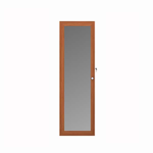 Unbranded Brown 14.6 in. W x 47.2 in. H Rectangle Wall Mirror or Door Full Length Mirror