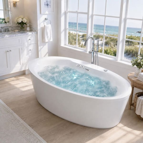 未使用　Mサイズ シマノ　管410iY　2WAY　XT VE-022Q ANZZI 67 in. x 34 in. Combination Bathtub with Center Drain in