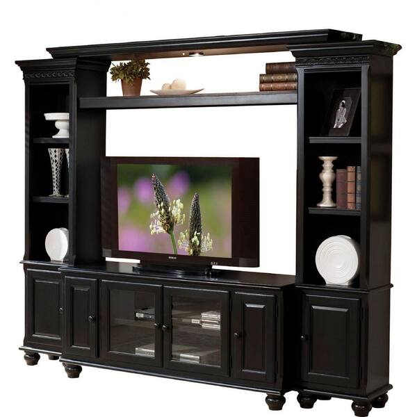 Acme Furniture Ferla Black TV Stand Entertainment Center Fits TV's