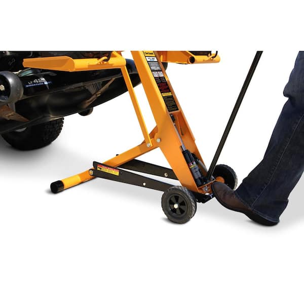 Cub cadet riding mower lift sale