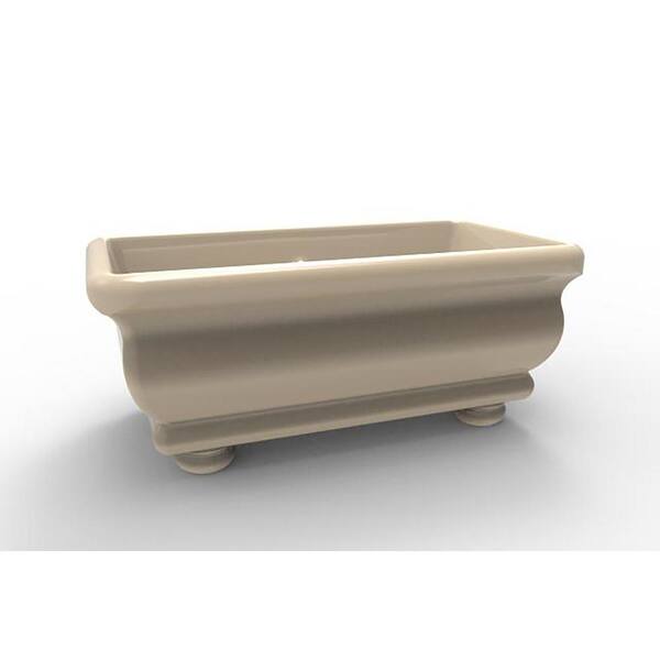 Hydro Systems Donatello 68 in. Acrylic Clawfoot Air Bath Bathtub in Almond