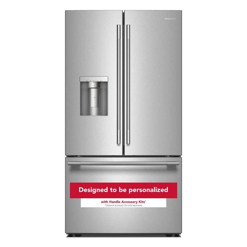 KitchenAid 36 in. 30 cu. ft. Freestanding French Door Refrigerator