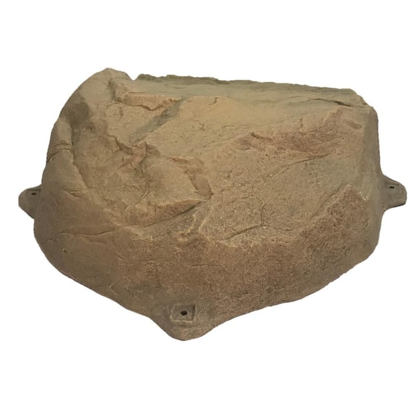 Dekorra 32 in. x 32 in. x 11 in. Fake Rock for Irrigation Valve Box or Septic Manhole Lid and Cover