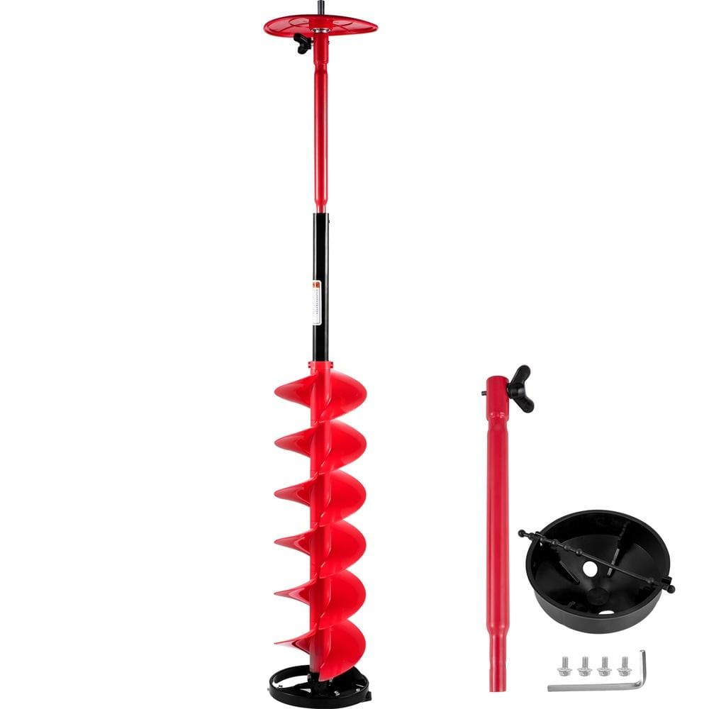 Ice Drill Auger 6 in. Diameter Nylon Ice Auger Bit 39 in. Length with Extension Rod and Drill Adapter price history on PriceWatchPro