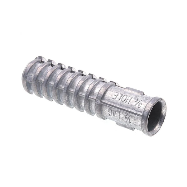 Prime-Line 1/2 in. x 3 in. Zinc Alloy Long Lag Shields (50-Pack)