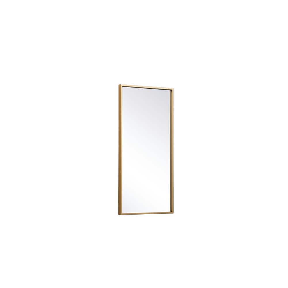 Transitional Silver Finish Rectangular Wood Mirror 14x28 inch