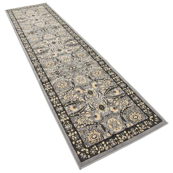 Espahan Cape Cod Light Gray 2' 7 x 10' 0 Runner Rug