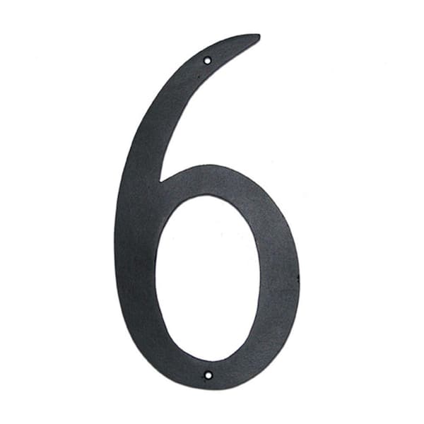 Montague Metal Products 8 in. Standard House Number 6