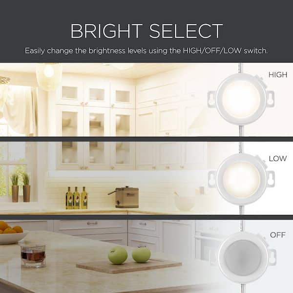 ULTRA PROGRADE EZ Link Linkable Plug-in LED White Puck Light with