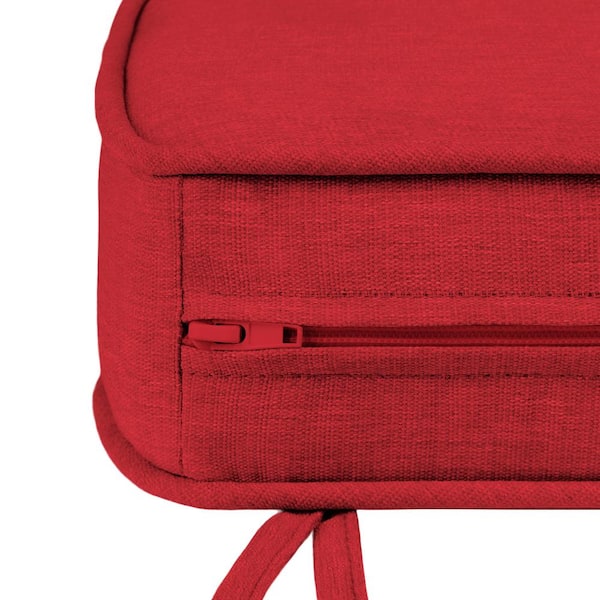 Microsuede Indoor Bench Cushion (48-, 51-, or 54-inches wide) - On Sale -  Bed Bath & Beyond - 20757865