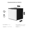 Honeywell Mini Compact Freezer For Countertops, Stainless Steel - H11MFS