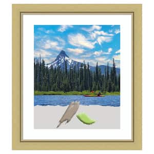 Landon Gold Narrow Picture Frame Opening Size 20 x 24 in. (Matted To 16 x 20 in.)