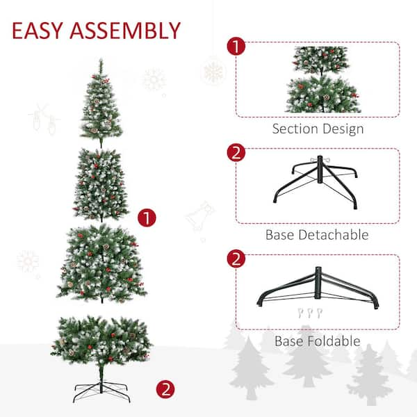 Ktaxon 9ft Pre-lit Artificial Christmas Tree with Remote Control