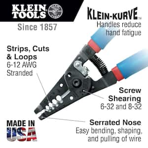 Klein-Kurve Wire Stripper/Cutter 6-12 AWG Stranded