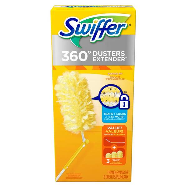 Swiffer Extendable Magnetic Duster Kit XXL - includes Handle & 2 Refills