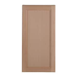 Easthaven Saker Assembled 15x30x12 in. Frameless Wall Cabinet in Unfinished Beech