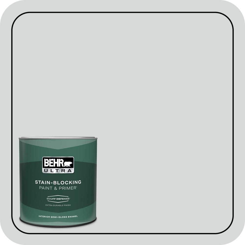 1 qt. #MQ3-25 Gray Shimmer Extra Durable Semi-Gloss Enamel Interior Paint & Primer price history on PriceWatchPro