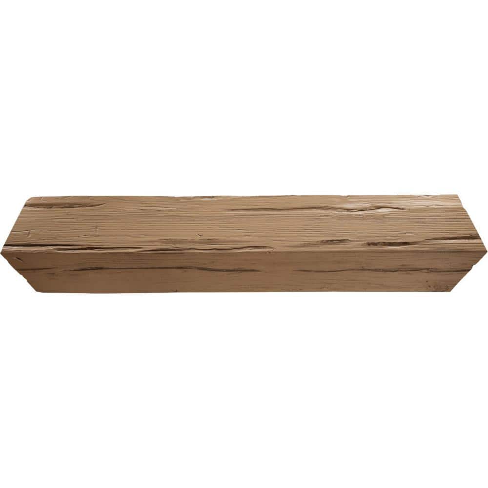 Toffee Faux Wood Beam 4"H x 8"W x 22'L