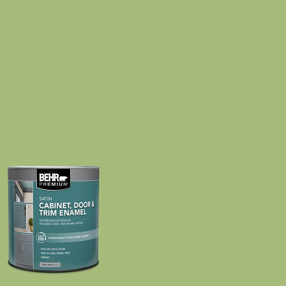 BEHR PREMIUM 1 qt. P3705 Lazy Caterpillar Satin Enamel Interior