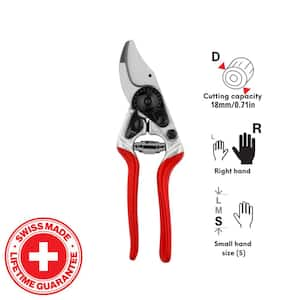 F14 7.1 in. Small Right Hand Pruning Shears with 0.75 in. Cut Capacity, High Performance, Ergonomic, Compact