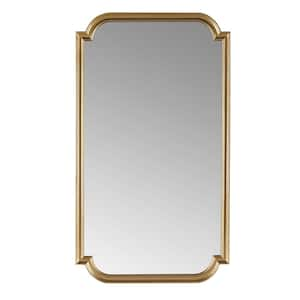 Adelaide 21.25 in. W x 38 in. H Gold Wall Mirror